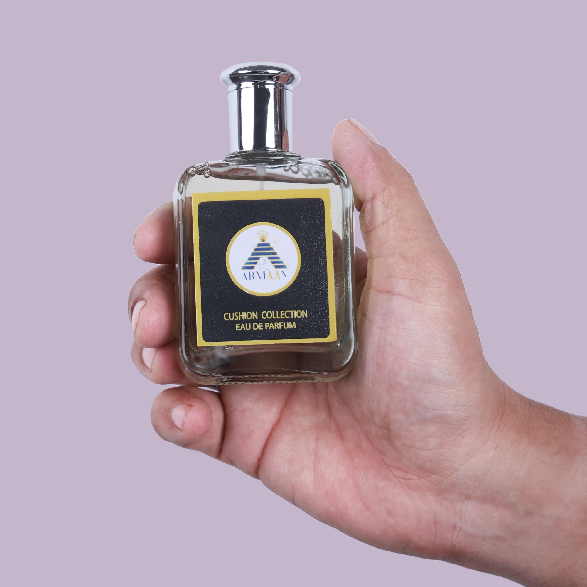 LARMAAN Men's Perfume 50ml - Eau De Parfum with Rose & Jasmine Scent | Long Lasting Luxury Fragrance | Perfect for Date Night, Office & Special Occasions