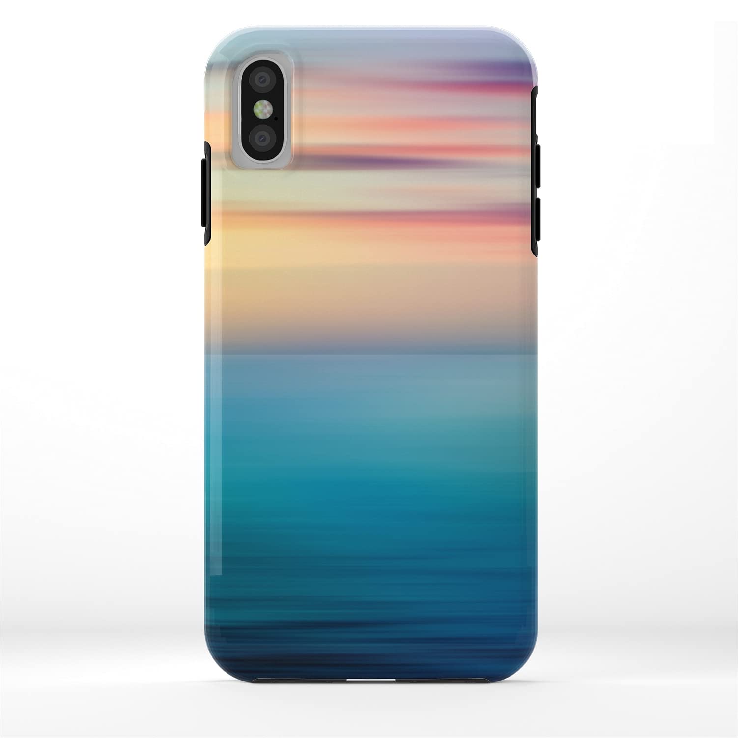 Abstract Seascape Art Phone Case for iPhone Xs Max - Durable Protective Cover by Klara Acel | Society6 Artist Design - Perfect for Beach Lovers & Ocean Theme Enthusiasts