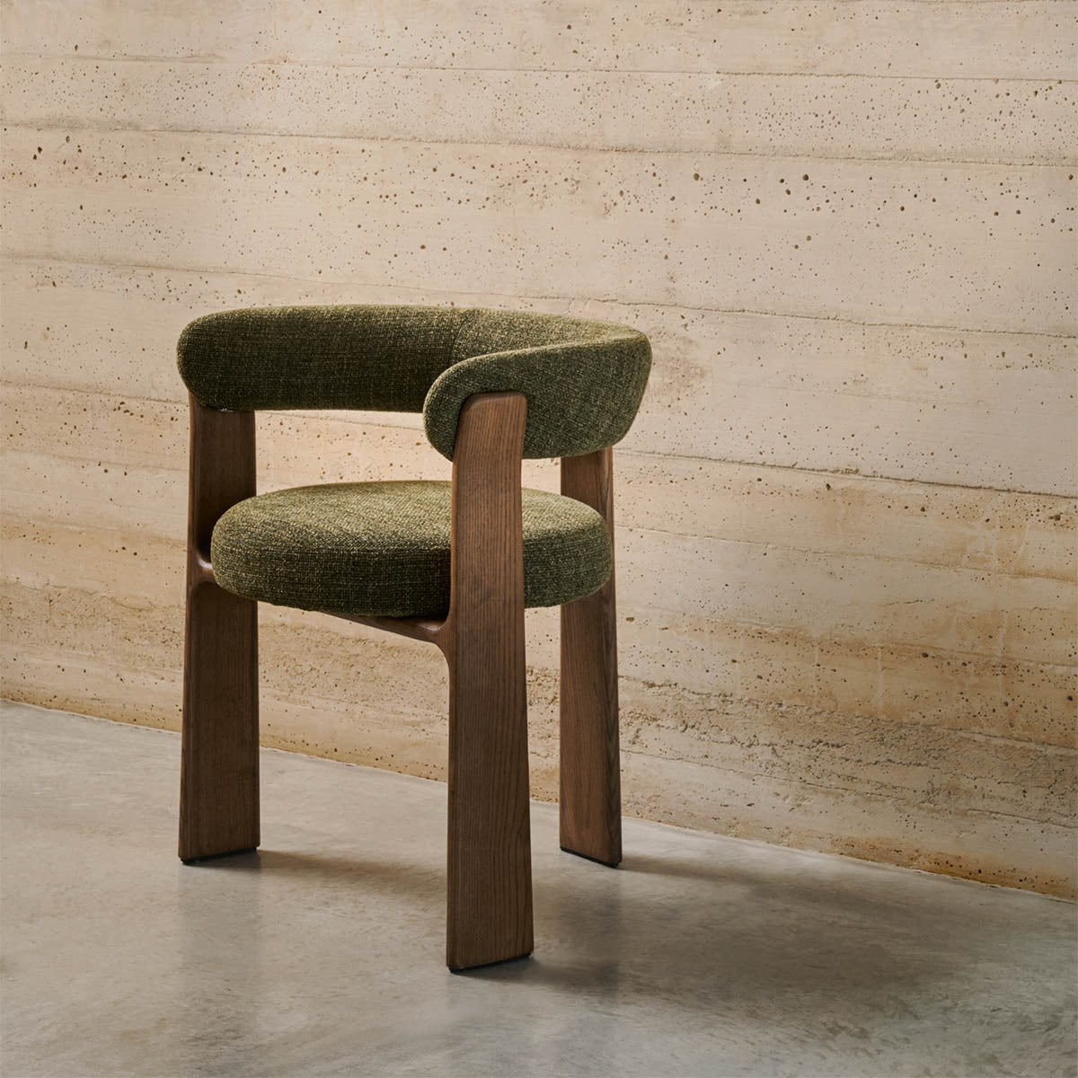 Elegant Granite 3-Legged Dining Chair - Modern Kitchen & Restaurant Furniture for Home & Commercial Use