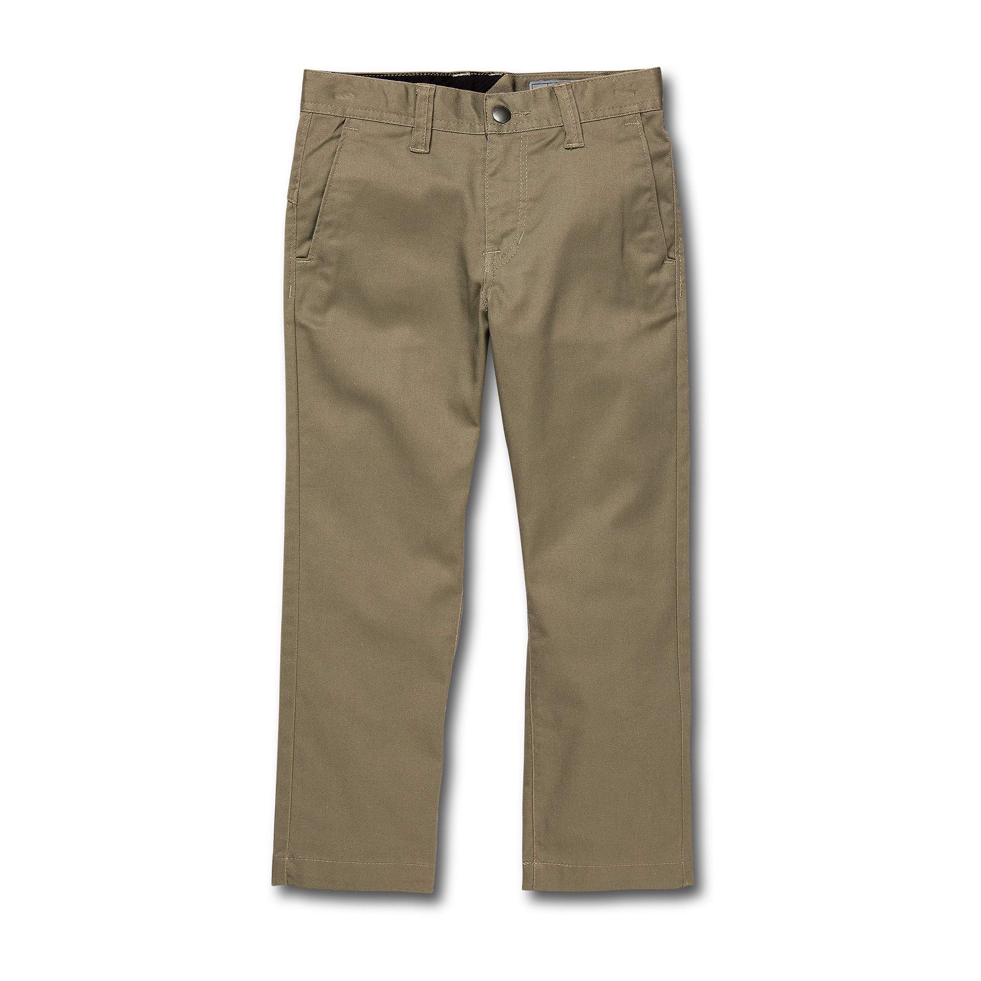 Volcom Boys' Frickin Modern Stretch Chino Pants for Big & Little Boys - Comfortable Khaki Casual Pants Size 6 - Perfect for School, Playdates & Everyday Wear