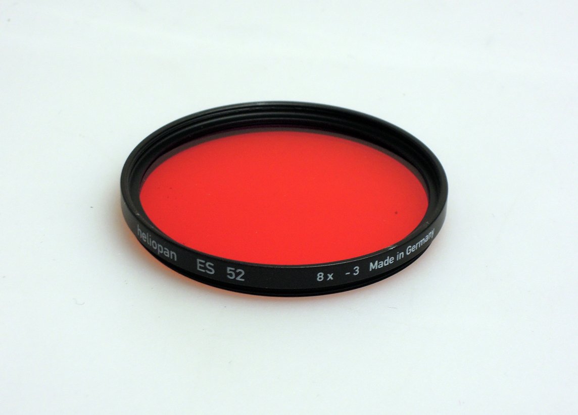 52mm Light Red Filter for Photography - Enhance Colors & Reduce Glare - Perfect for DSLR, Mirrorless Cameras & Video Shooting