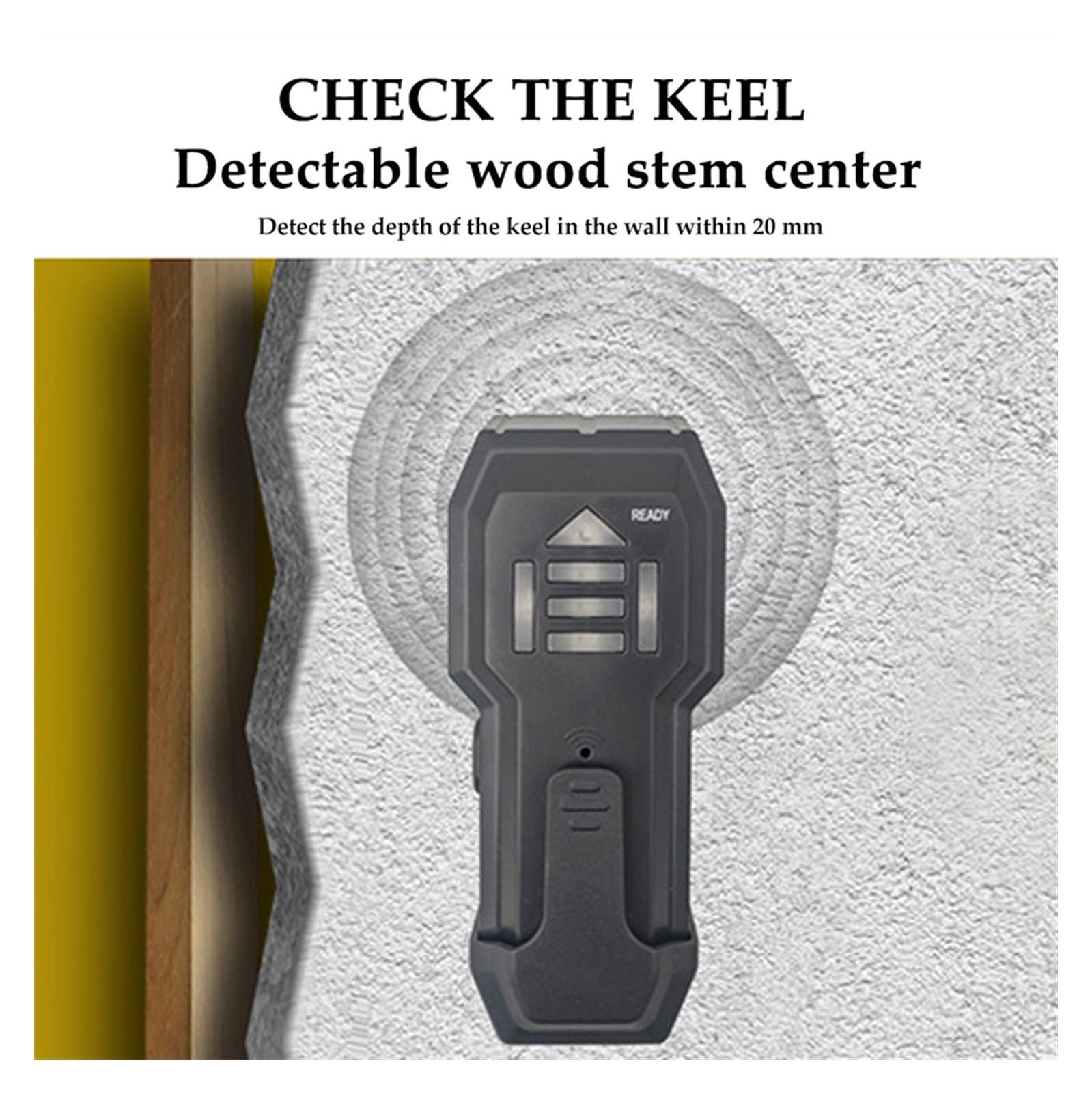Premium Handheld Metal Detector & Wall Scanner - Portable Utility Tool for Finding Studs, Pipes & Wires | Ideal for DIY Home Improvement, Construction & Safety Checks (Adults & Kids)