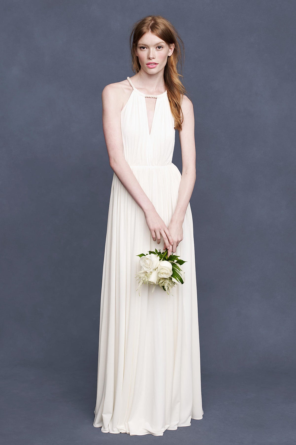 J. Crew Ursula Wedding Gown - Elegant Lace Bridal Dress for Church Ceremony & Beach Weddings