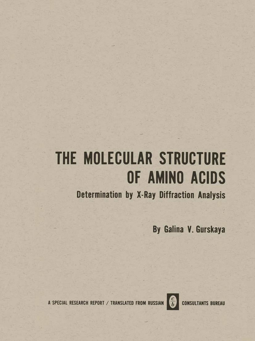 Amino Acid Molecular Structure Analysis by X-Ray Diffraction | Protein Research & Biochemistry Studies