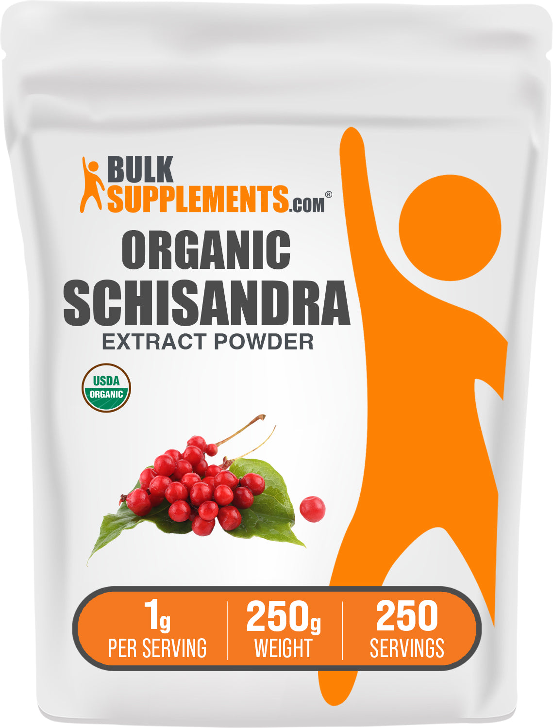 Premium Organic Schisandra Berry Extract Powder - 100% Pure, Non-GMO, Gluten-Free - Supports Liver Health & Stress Relief - Perfect for Smoothies, Teas & Wellness Drinks