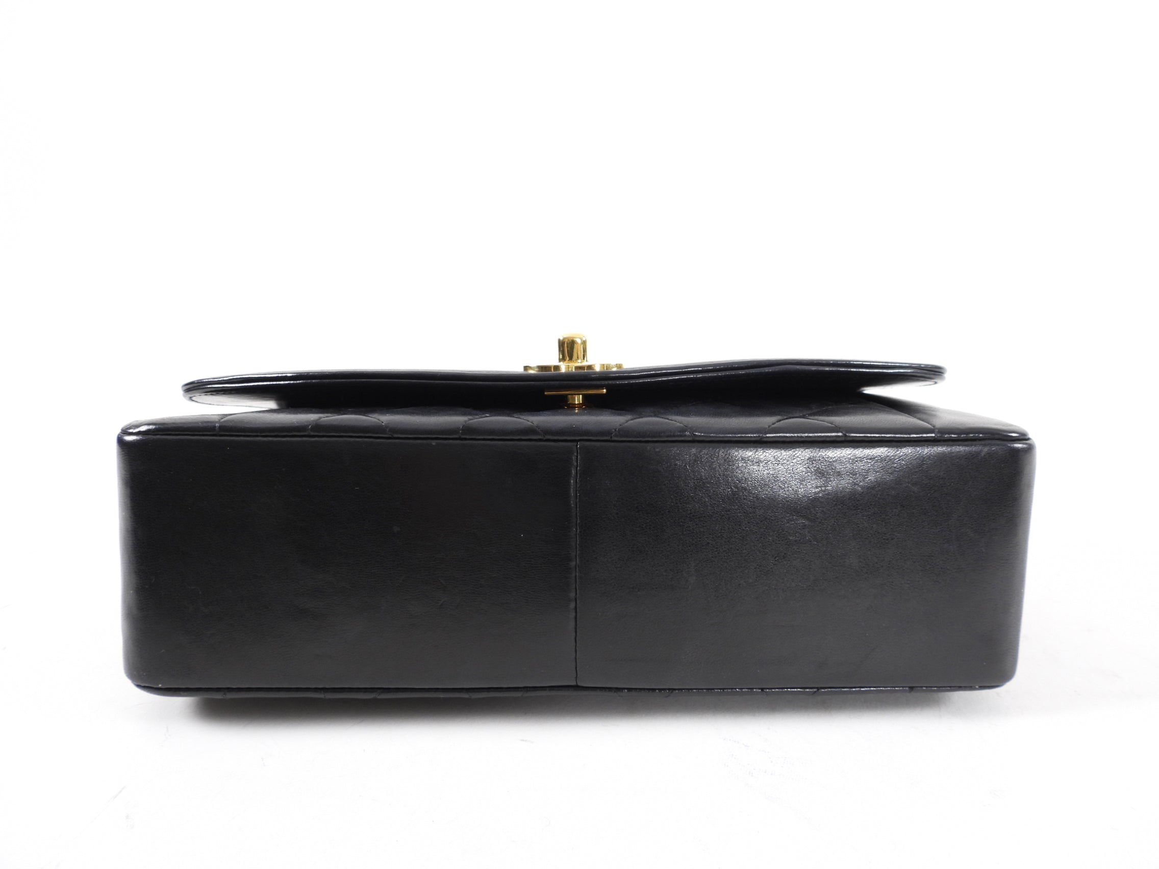 Vintage Chanel Black Lambskin Quilted Diana Medium Flap Bag 2000-2002 Collection | Luxury Designer Handbag for Women | Perfect for Evening Events, Parties & Special Occasions