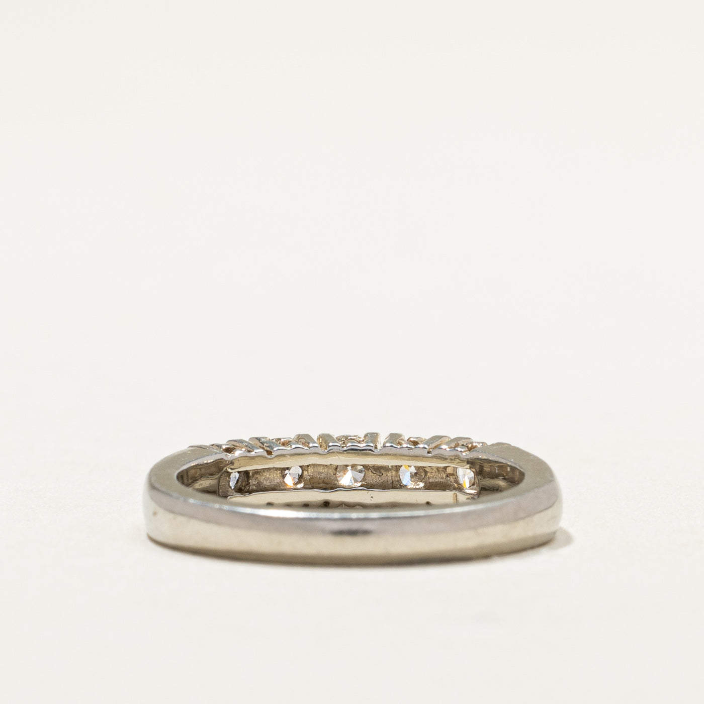 0.43ctw Five Stone Diamond Ring - Size 5.5 - Elegant Wedding Band, Anniversary Gift & Everyday Luxury Jewelry for Women
