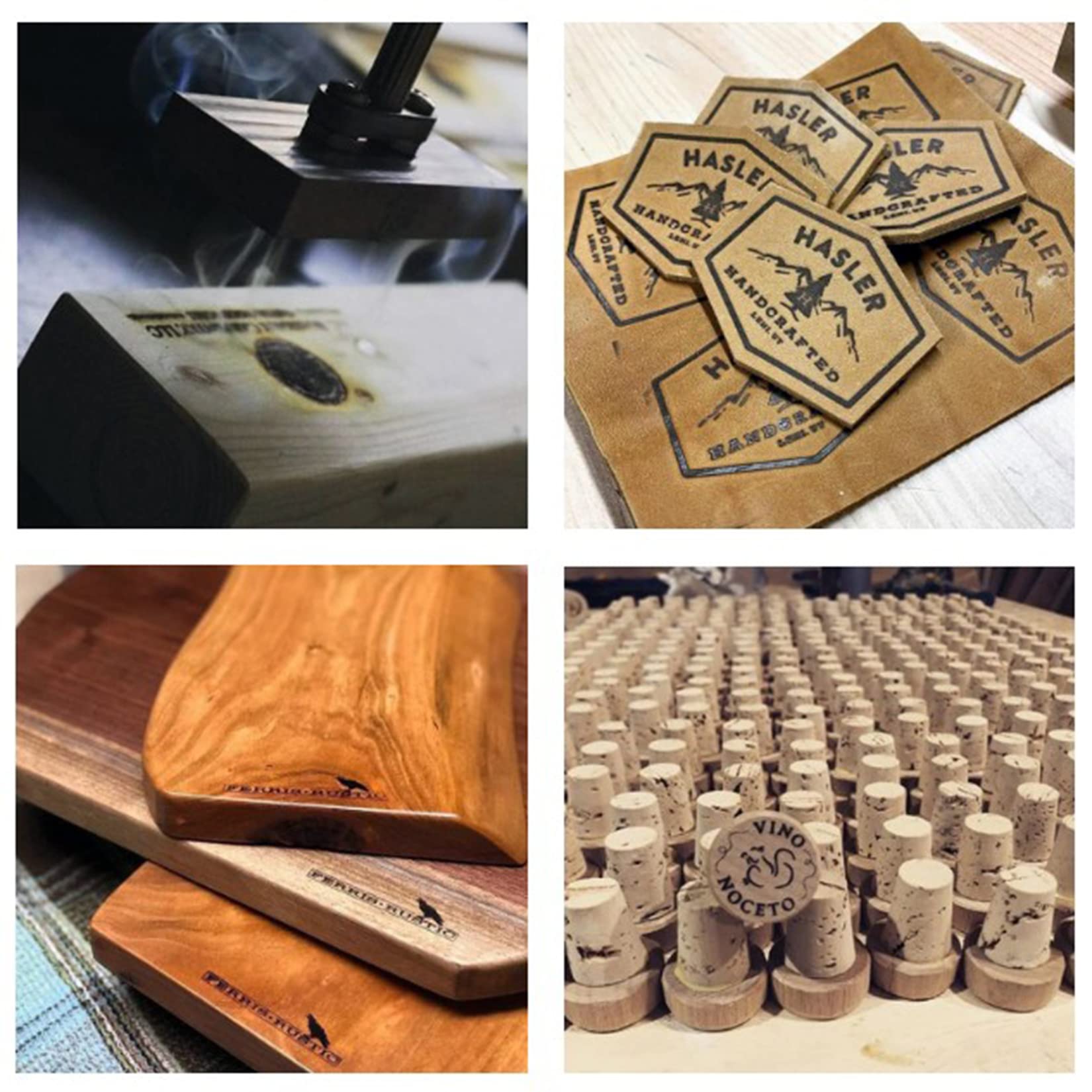 Custom Branding Iron for Wood & Leather - Personalized Wedding, BBQ & Party Gift - Handcrafted Design for DIY Woodworking, Leather Crafting & Special Events