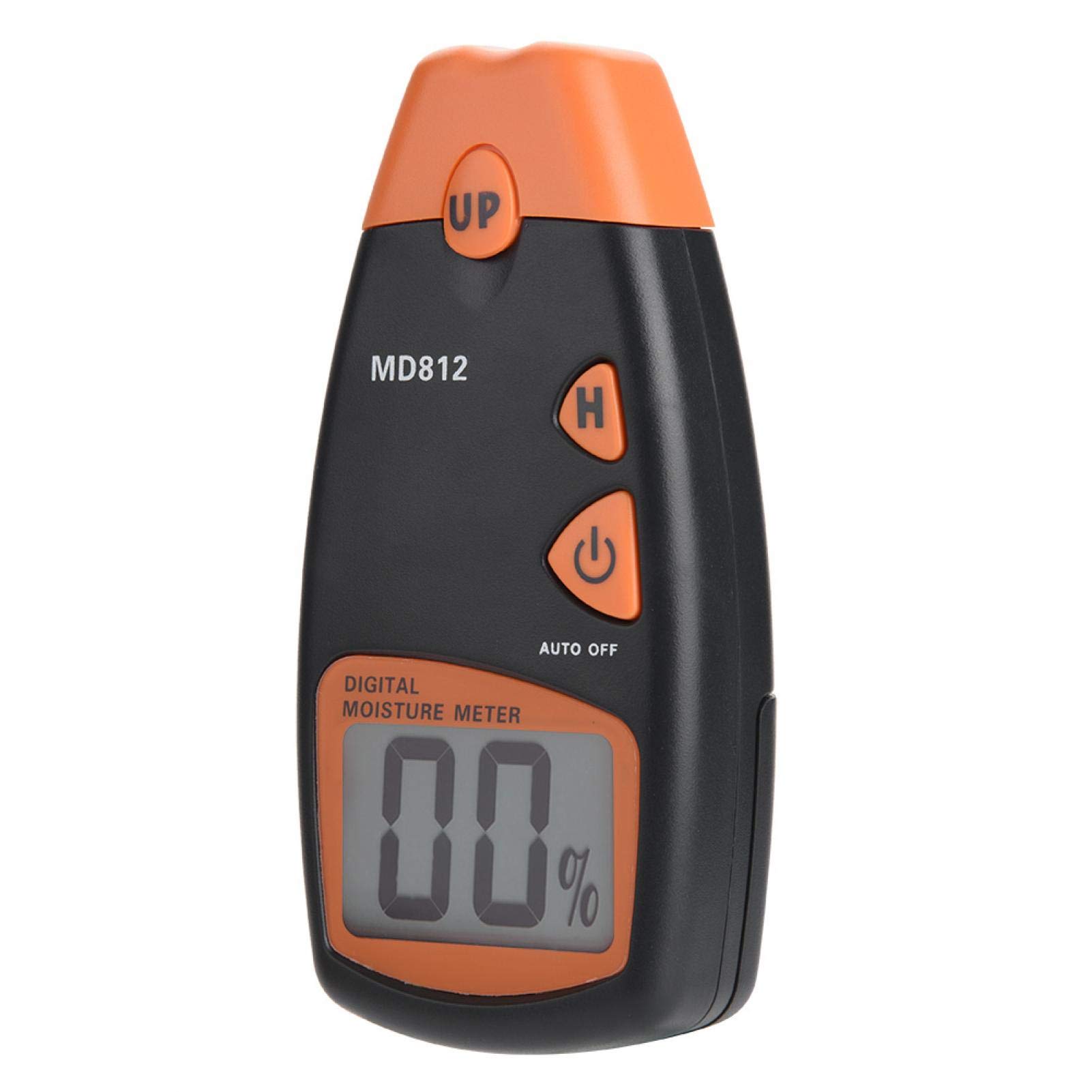 2 Pin Digital Wood Moisture Meter MD812 - Handheld LCD Damp Detector Tester for Wood, Drywall, Paper - Perfect for Carpentry, Flooring & Home Inspection