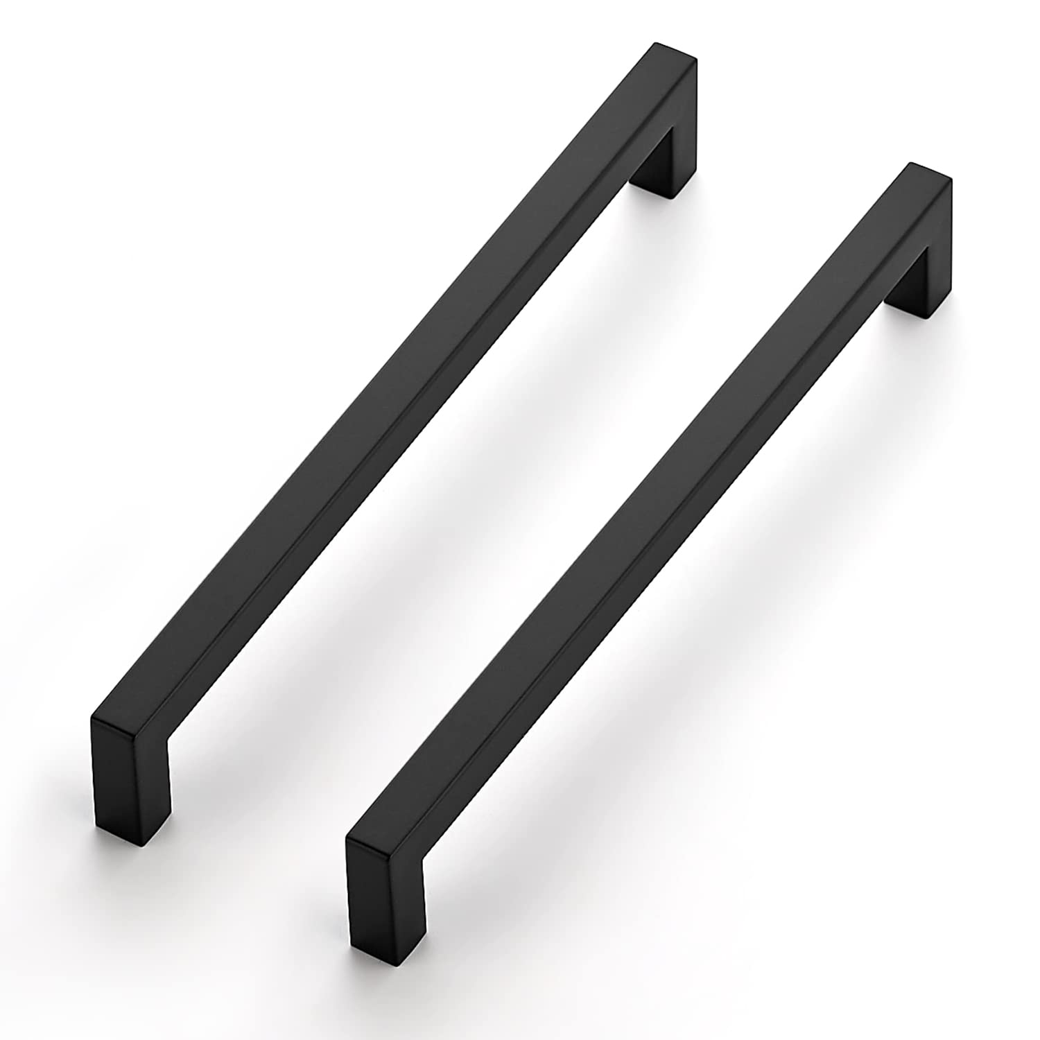 Ravinte 8-4/5 Inch Matte Black Square Cabinet Handles - 1 Pack, Kitchen Cabinet Pulls & Drawer Handles for Modern Cabinets, Cupboards, Dressers - Durable Hardware for Home & Office Use