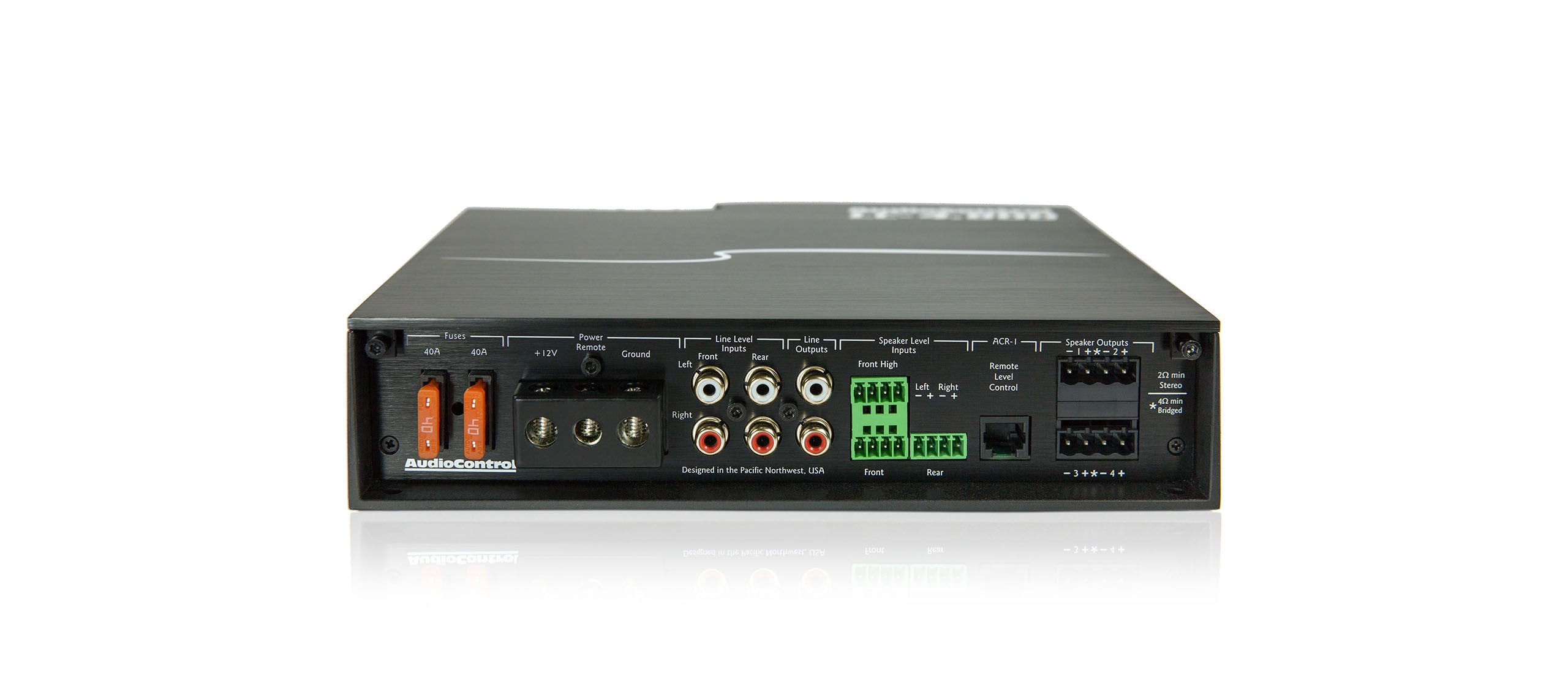 AudioControl LC 4.800 4 Channel Car Amplifier - High Power 4-Channel Car Audio Amp for Enhanced Sound System | Perfect for Car Audio Upgrades & Custom Installations