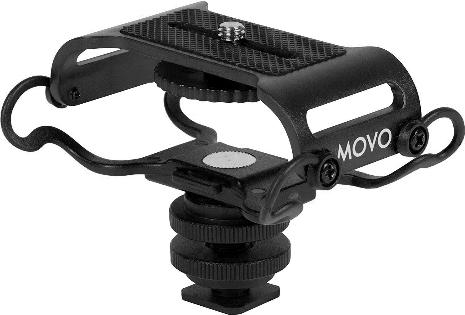 Universal Shock Mount for Zoom H1n/H2n/H4n/H5/H6 & Tascam DR-40x/DR-05x/DR-07x - Professional Microphone & Portable Recorder Accessory with 1/4