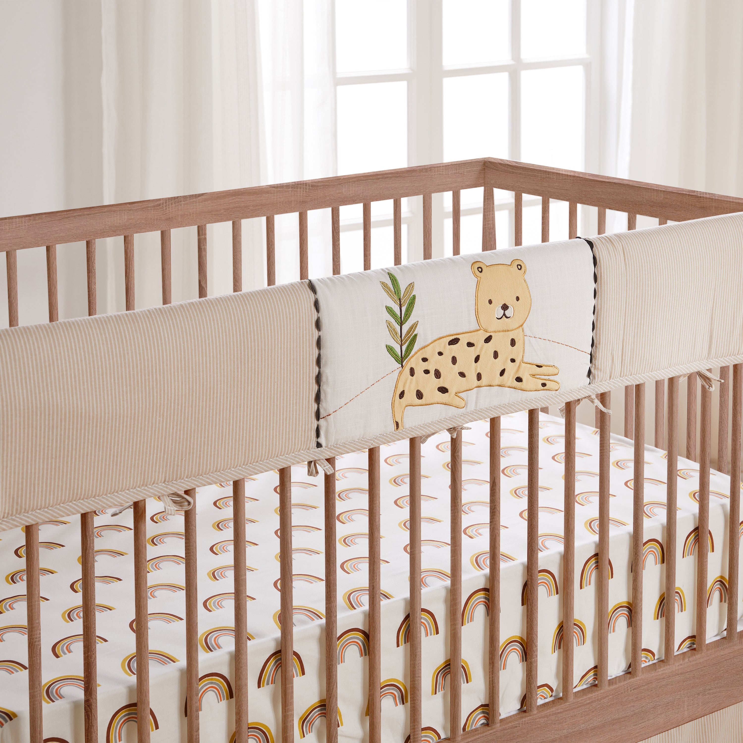 Zuma Baby Crib Rail Guard - Soft & Safe Teething Protector for Toddlers - Perfect for Nursery, Daycare, and Home Use