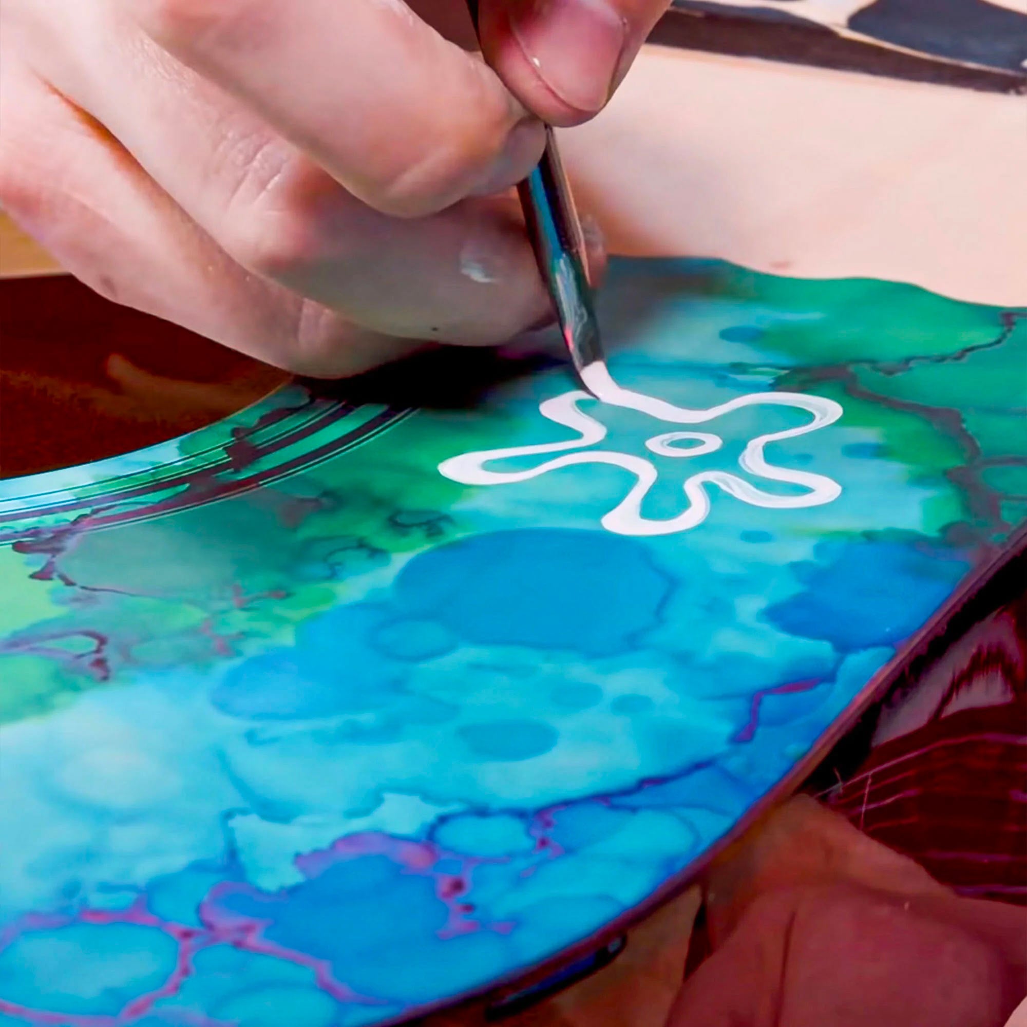 Turquoise Blue Acrylic Leather Paint for DIY Crafts, Shoes, Bags & Furniture - High-Quality, Non-Toxic & Waterproof
