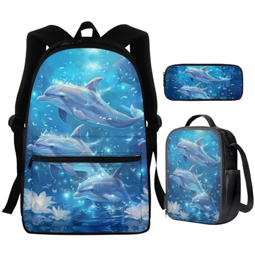 Dolphin Flower Blue