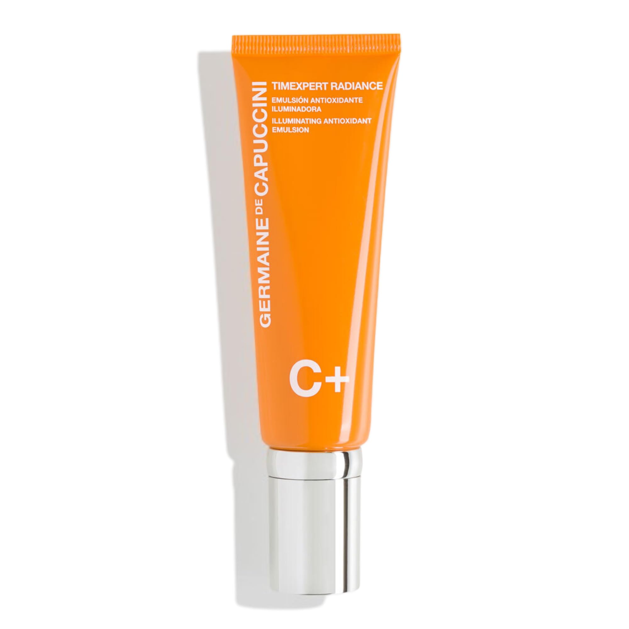 Germaine de Capuccini Timexpert Radiance C+ Illuminating Antioxidant Emulsion - Brightening Face Moisturizer for Dull Skin, Reduces Imperfections & Stress Signs - 1.7 Fl Oz | Perfect for Daily Skincare Routine & Anti-Aging Regimen