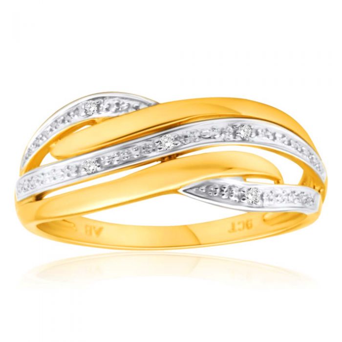 9ct Yellow Gold Darla Diamond Ring for Women - Elegant Solitaire Engagement & Wedding Band - Perfect for Proposals, Anniversaries, and Special Occasions