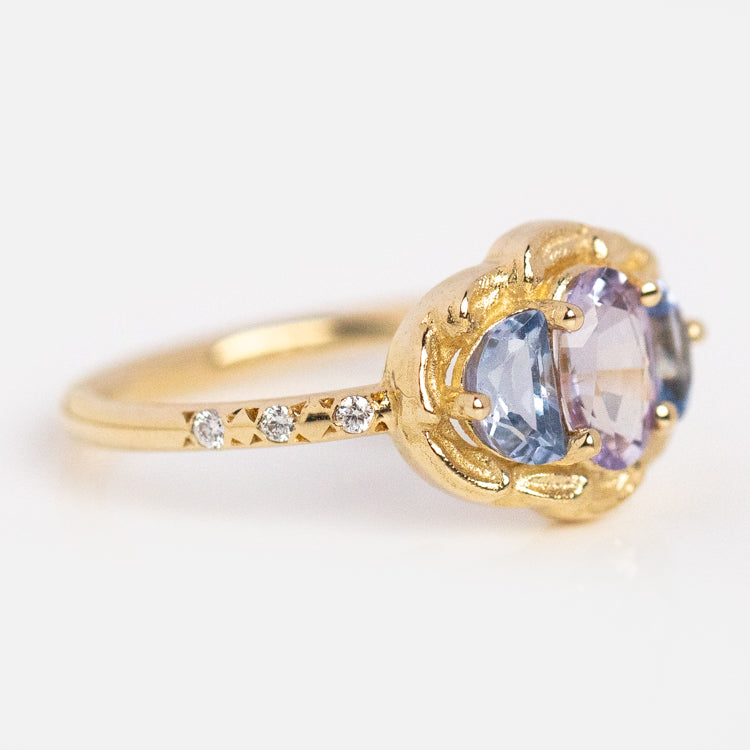 Periwinkle Ring for Women - Elegant Blue Stone Jewelry for Everyday Wear & Special Occasions | Perfect Gift for Birthday, Anniversary & Valentine's Day