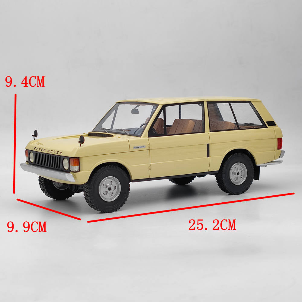 1970 Land Rover Range Rover Suffix A 1/18 Scale Beige Resin Model Car - Limited Edition Collectible Gift for Car Enthusiasts & Home Office Decor