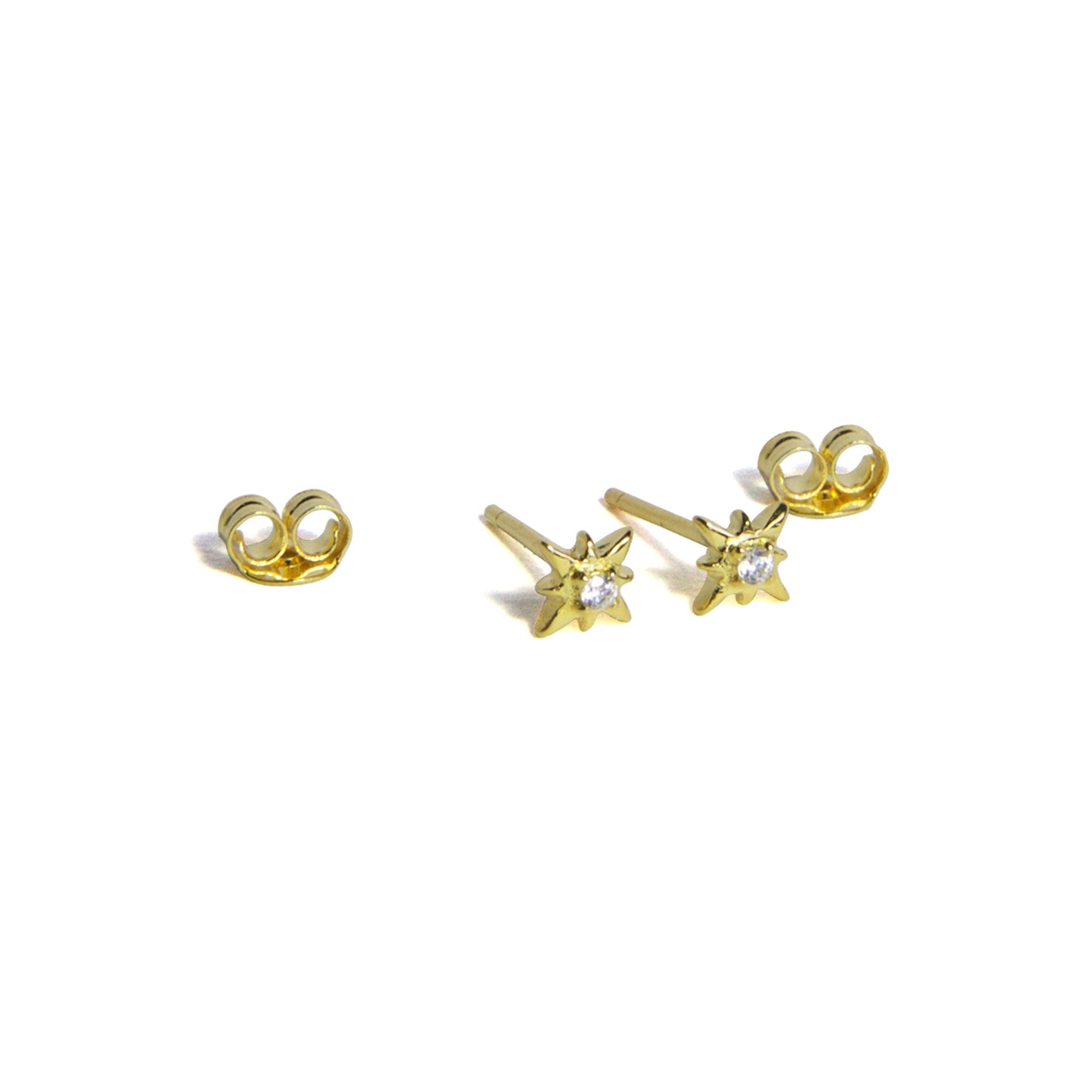 Supernova Stud Earrings for Women - Sparkling Cubic Zirconia Earrings - Hypoallergenic Stainless Steel Jewelry - Perfect for Parties, Weddings & Everyday Wear