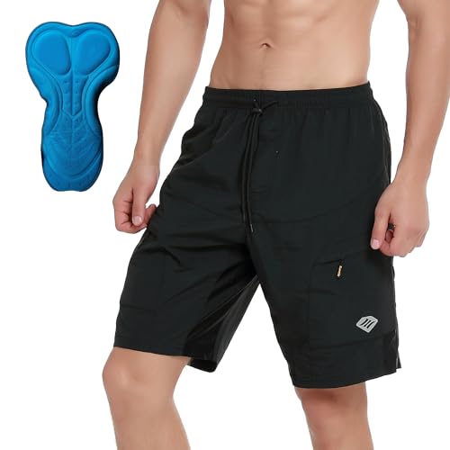 With Padded Undershorts-black