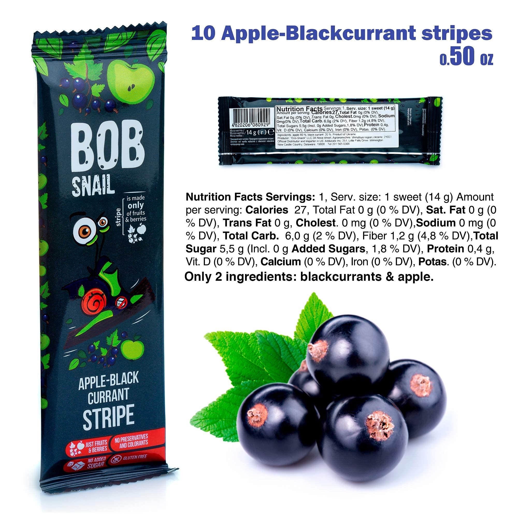BOB SNAIL Healthy Fruit Snacks - Vegan, Gluten-Free, No Sugar Added - Delicious Dried Fruit Treats for Adults & Kids - Perfect for Lunch Boxes, Road Trips & Office Snacking