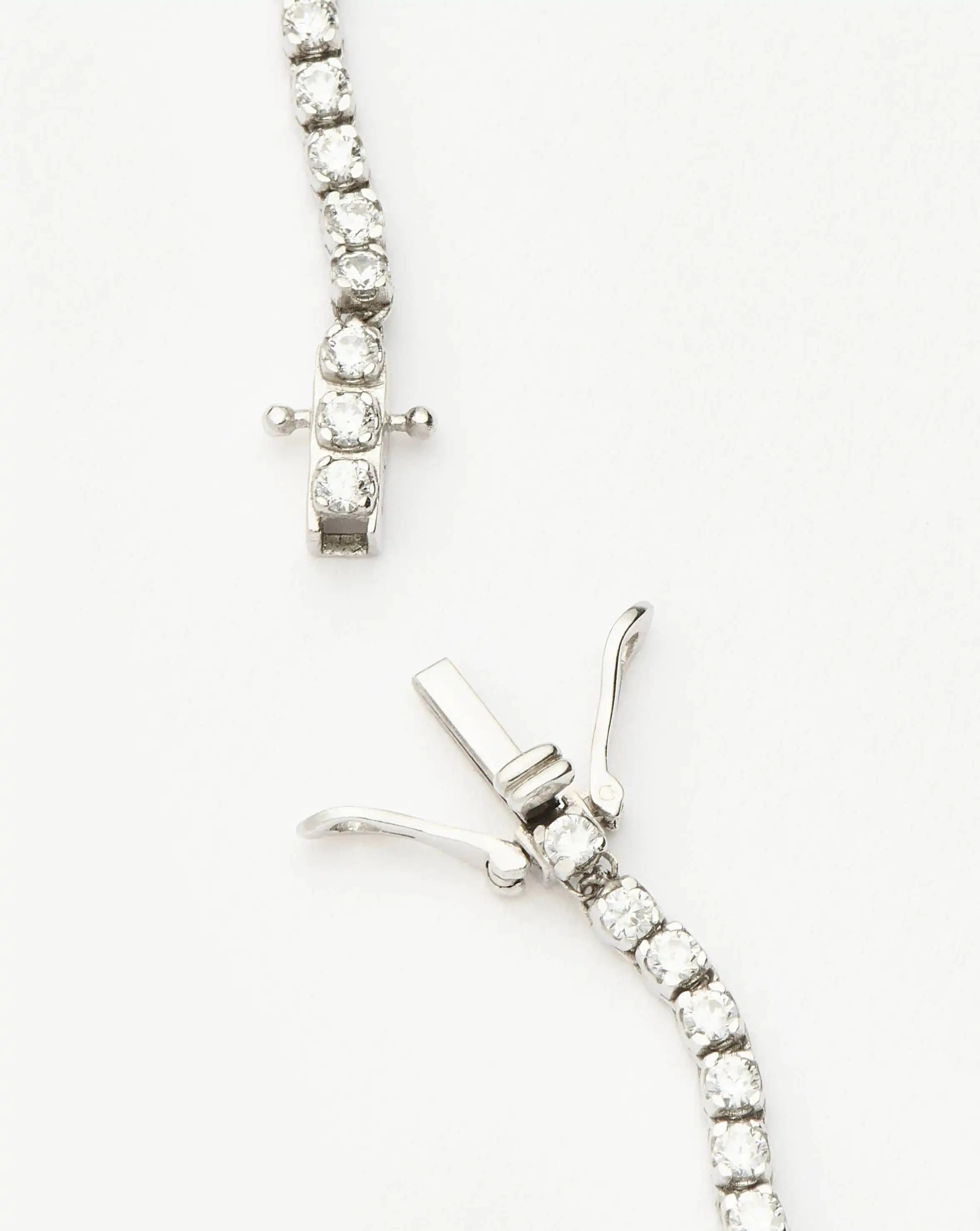 Elegant Classic Tennis Bracelet for Women - Sterling Silver with Sparkling Cubic Zirconia Stones | Perfect for Weddings, Anniversaries & Special Occasions