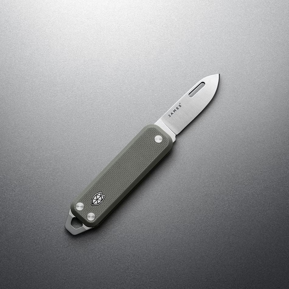 The James Brand Elko - Premium Pocket Knife with Stainless Steel Blade - Everyday Carry (EDC) Knife for Camping, Hiking & Outdoor Adventures