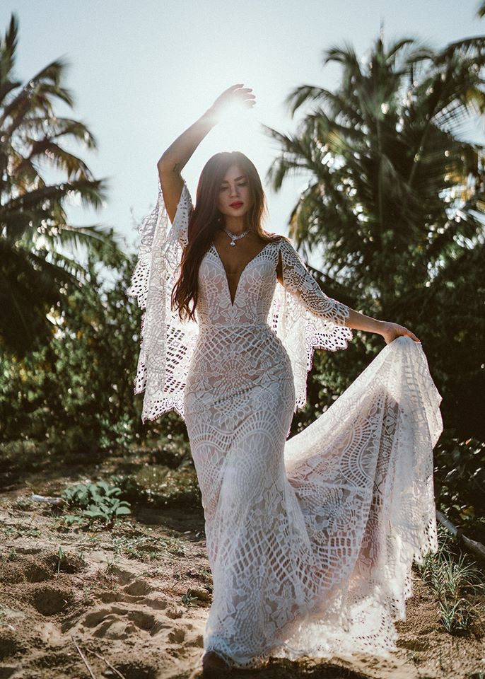 BHLDN Odalis Gown - Elegant Wedding Dress for Brides | Perfect for Beach Weddings, Garden Ceremonies & Formal Events