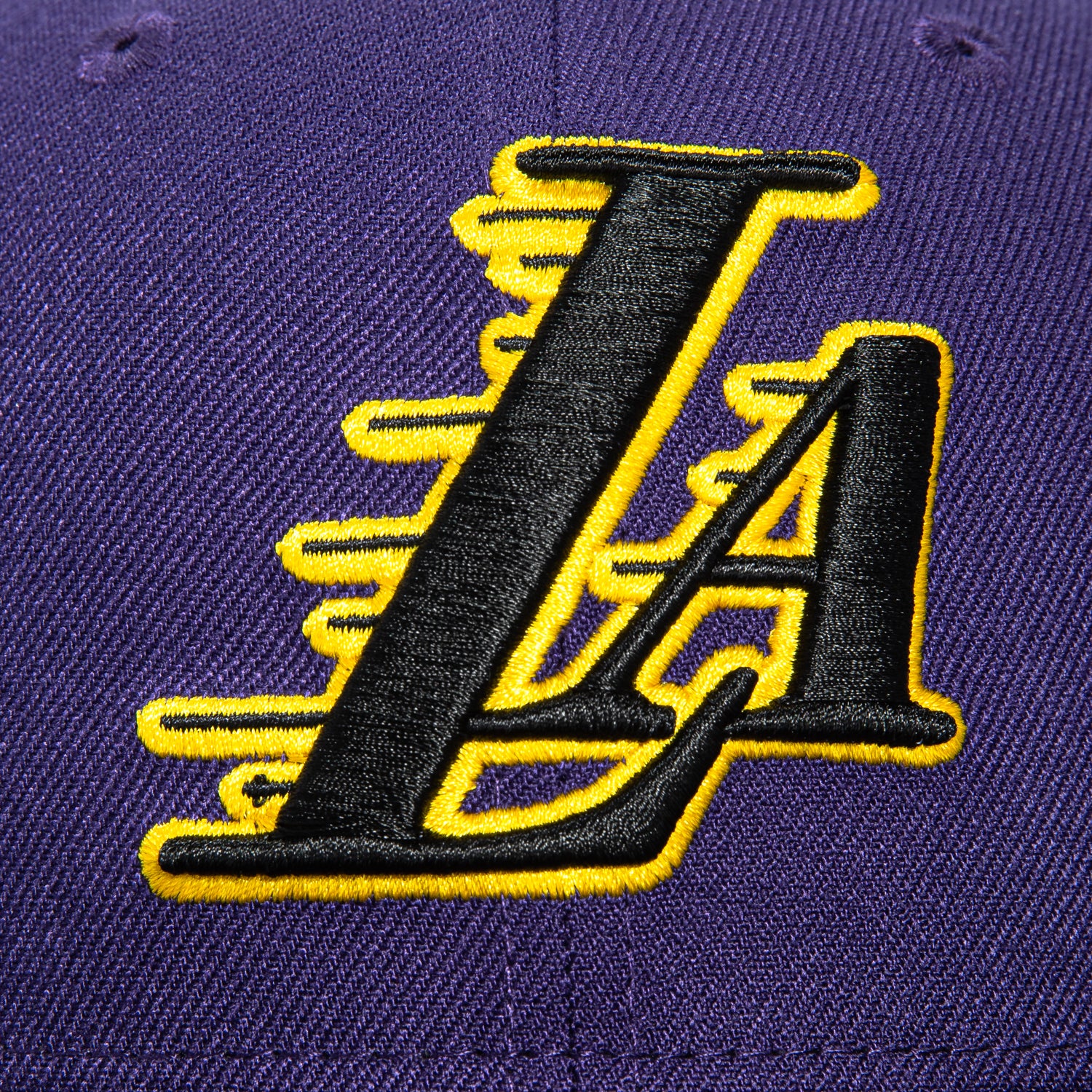 New Era 59Fifty Los Angeles Lakers LA Motion Adjustable Snapback Hat - Purple & Black - Official NBA Basketball Cap for Men & Women - Perfect for Games, Streetwear & Fan Collections