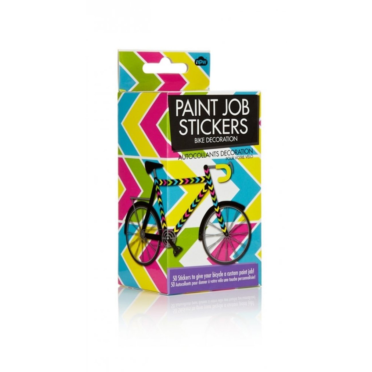 NPW 50-Piece Bike Arrow Decals - Waterproof Vinyl Bicycle Stickers for Custom Paint Job & Decoration - Perfect for MTB, Road Bikes & Cycling Gear