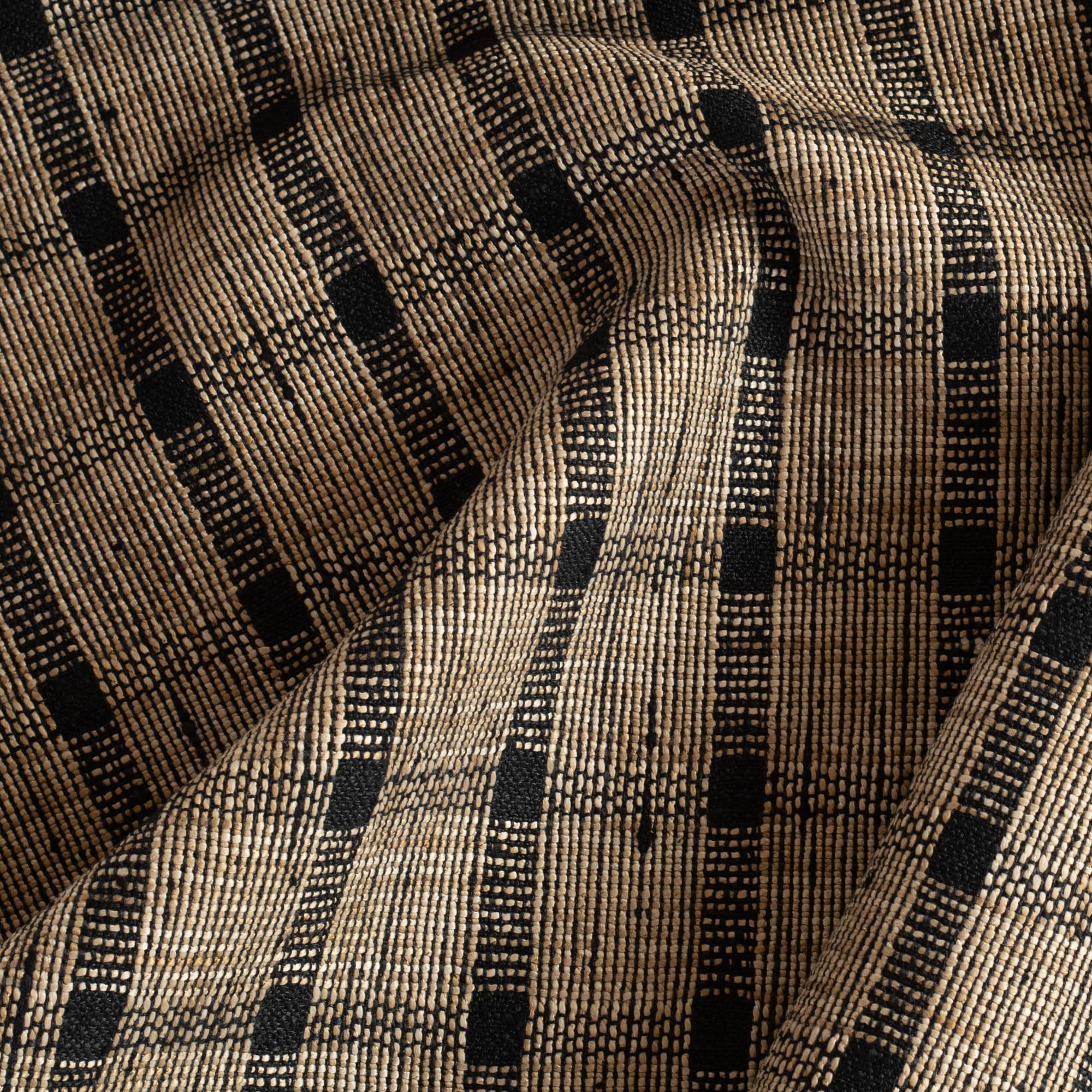 Premium Harriet Check Fabric - Espresso Brown Cotton Blend for Upholstery, Curtains & Home Decor | Durable & Stylish Textile for DIY Sewing Projects
