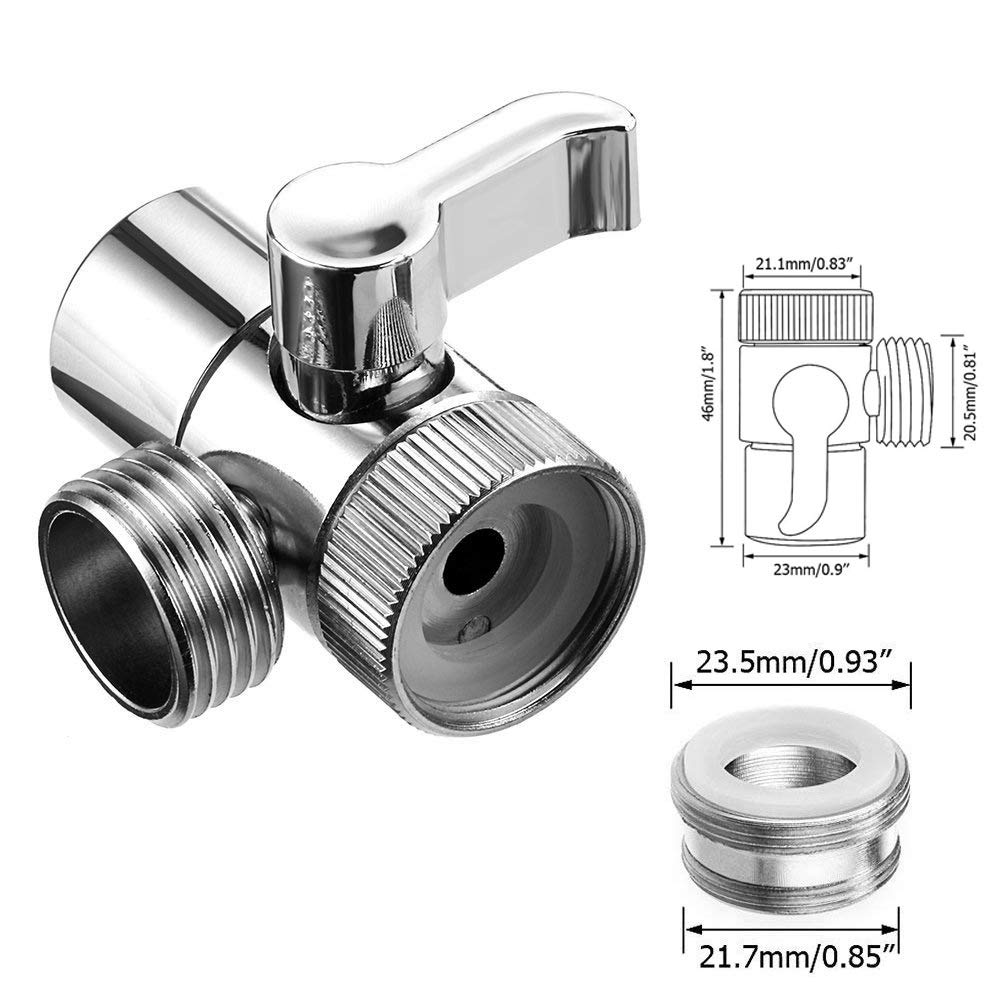 Handheld Shower Head & Sink Faucet Sprayer Kit - Hair Washing Hose Attachment with Faucet Adapter for Bathroom & Kitchen Sink | Perfect for Washing Hair, Pets, Dishes & Cleaning