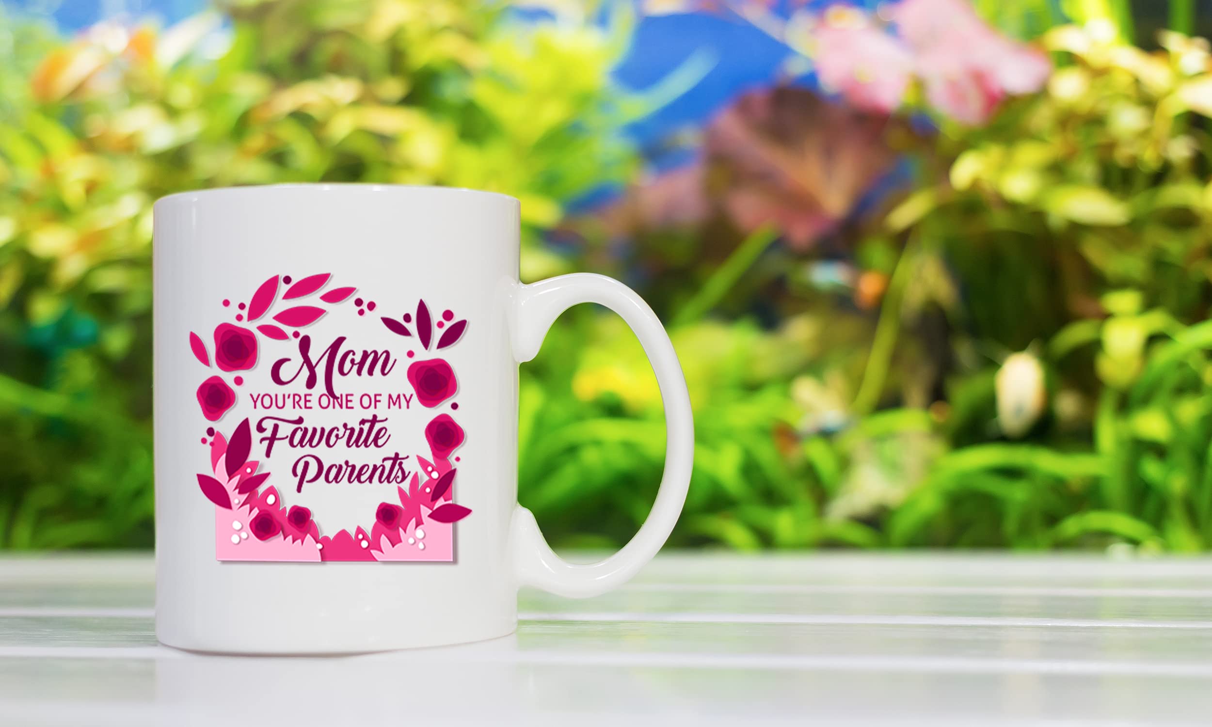 Winston & Bear Mom Coffee Mug - 11oz & 15oz Ceramic Mugs for Mother's Day, Birthday Gifts - Funny Saying Cup for Tea, Coffee Lovers - Perfect for Home, Office & Gift Giving