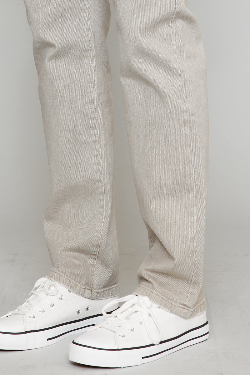 Ethan Light Gray Slim Straight Fit Men's Jeans - Comfortable & Stylish for Casual Wear, Work & Everyday Outfits