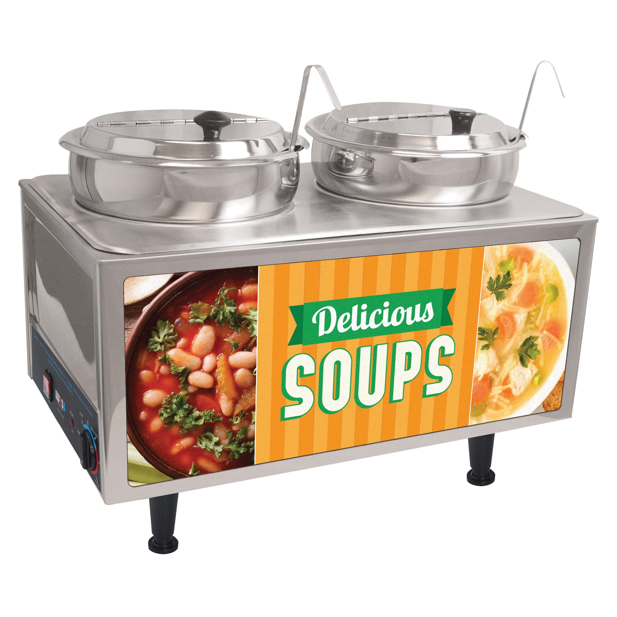 Benchmark USA 51072S Stainless Steel Soup Warmer Station - 17
