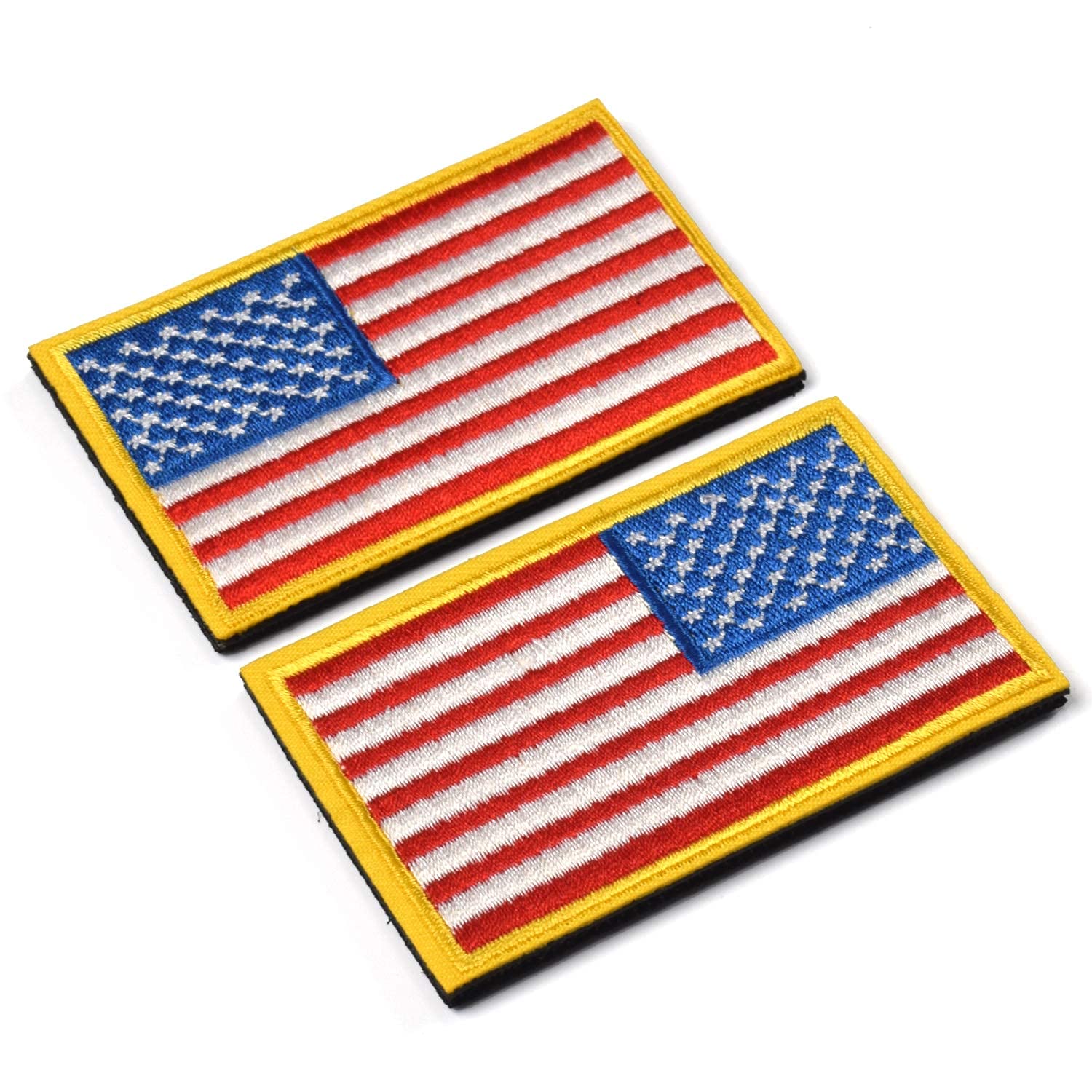 US Flag Tactical Patches 2Pcs - Military & Outdoor Gear