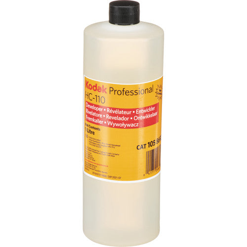 Kodak Professional HC 110 Black & White Film Developer (1 Liter) - High Contrast Developer for 35mm, 120 & Large Format Films - Perfect for Darkroom Photography & Film Processing