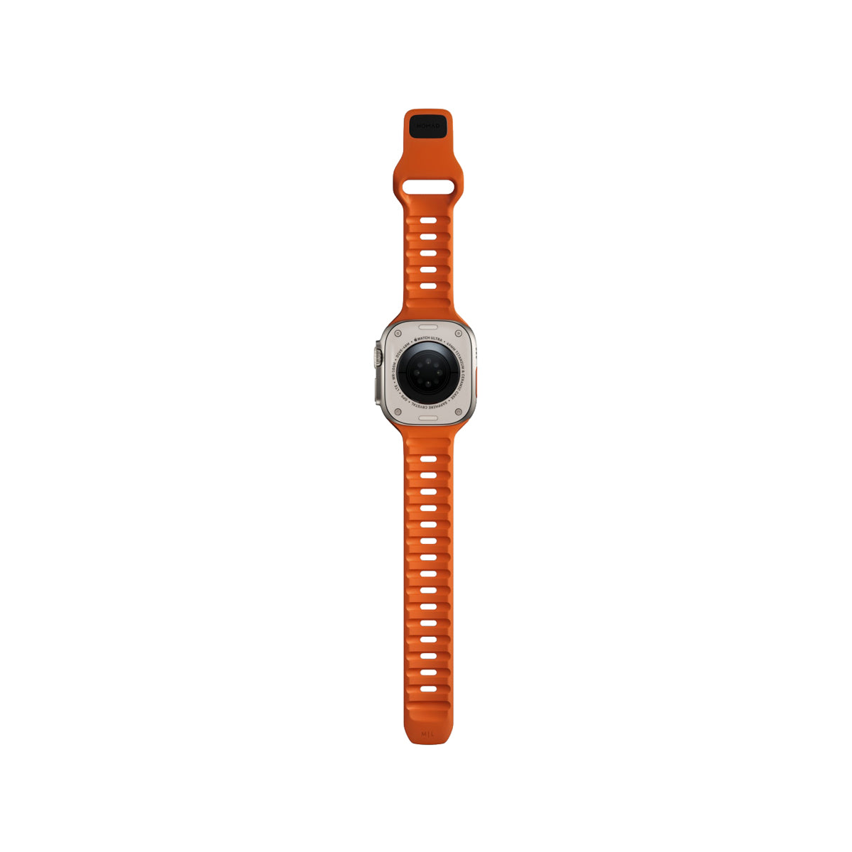 Nomad Sport Band for Apple Watch 45mm / 49mm - Ultra Orange | Durable & Comfortable Fitness & Everyday Wear Accessory