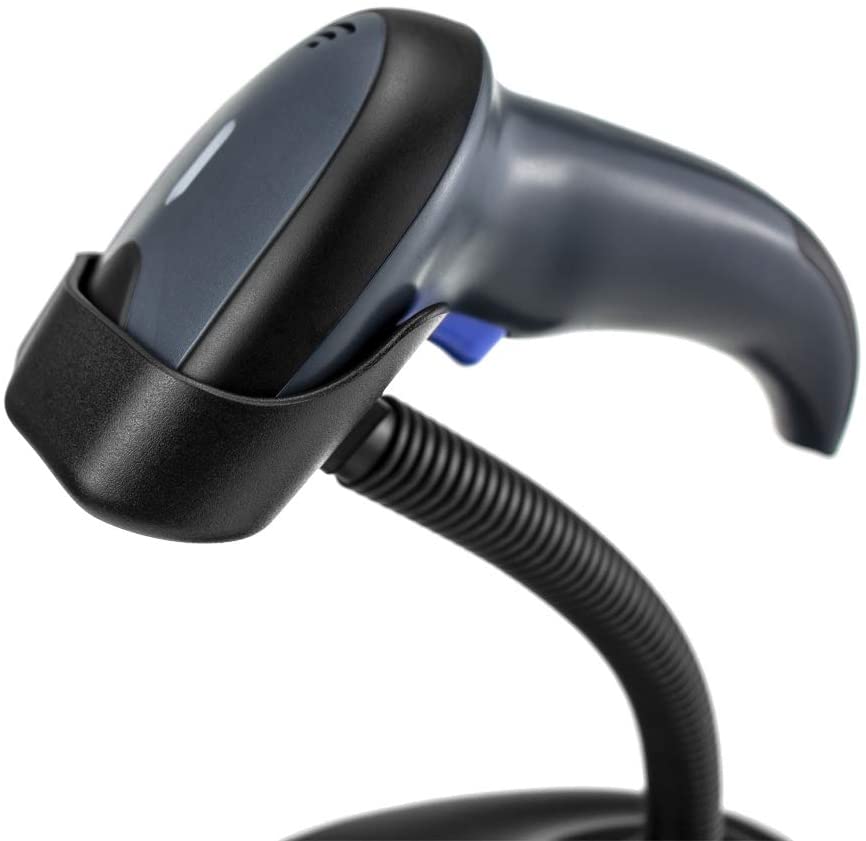 W Series Barcode Scanner Stand - Adjustable & Sturdy Holder for Retail, Warehouse & POS Use