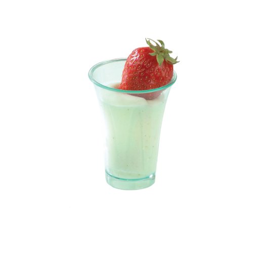 PacknWood 1.5 oz Clear Green Plastic Shot Cups - Bulk Pack of 600 Disposable Party Cups for Cocktails, Desserts, and Beverages - Perfect for Weddings, Bars, and Catering Events