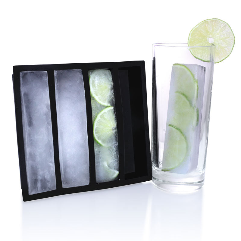 BarConic® Collins Ice Tray - Premium Silicone Ice Cube Mold for Cocktails, Whiskey & Cold Drinks - Perfect for Home Bars, Parties & Summer Beverages