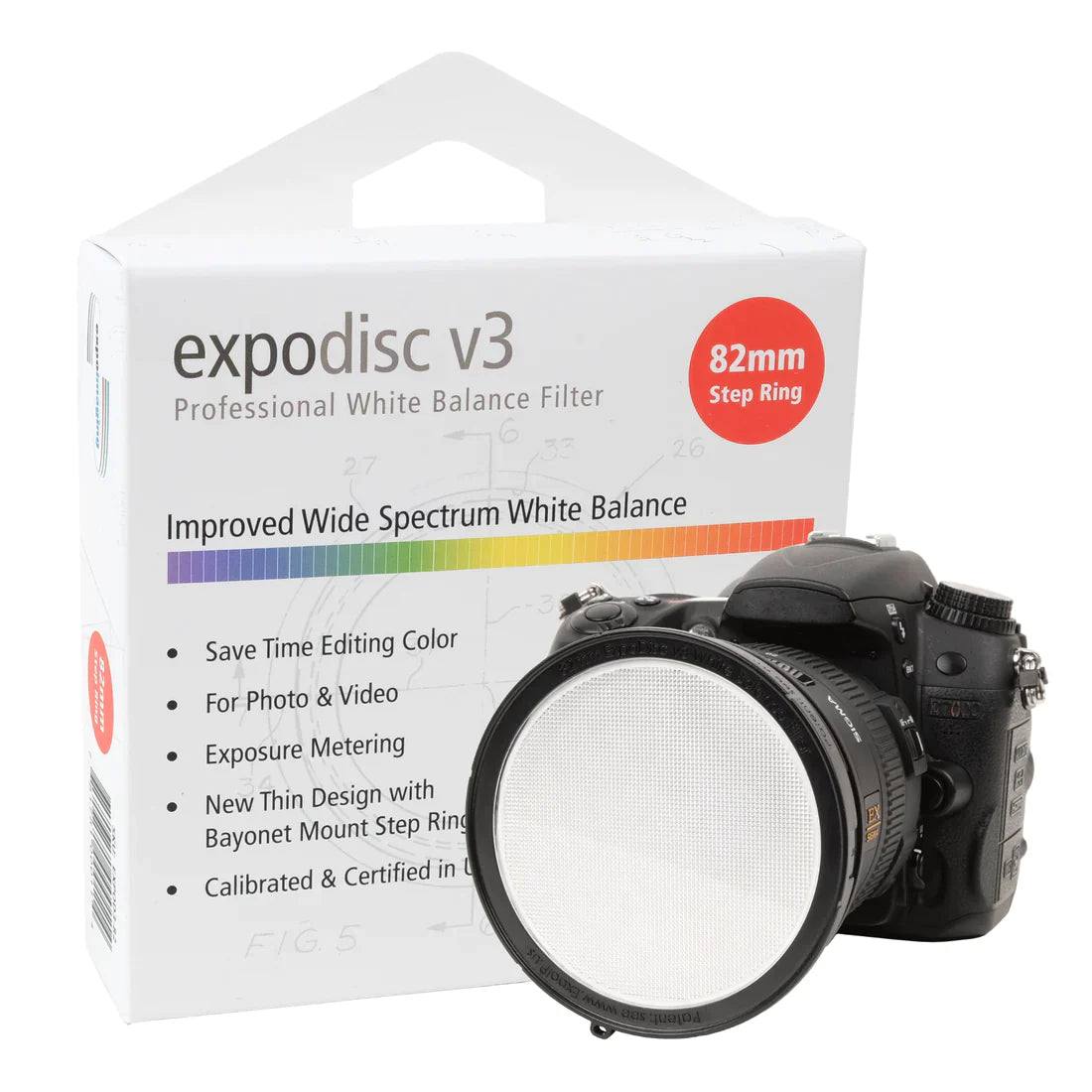 ExpoDisc v3 Professional White Balance Filter for DSLR & Mirrorless Cameras - Perfect for Portrait, Landscape & Studio Photography