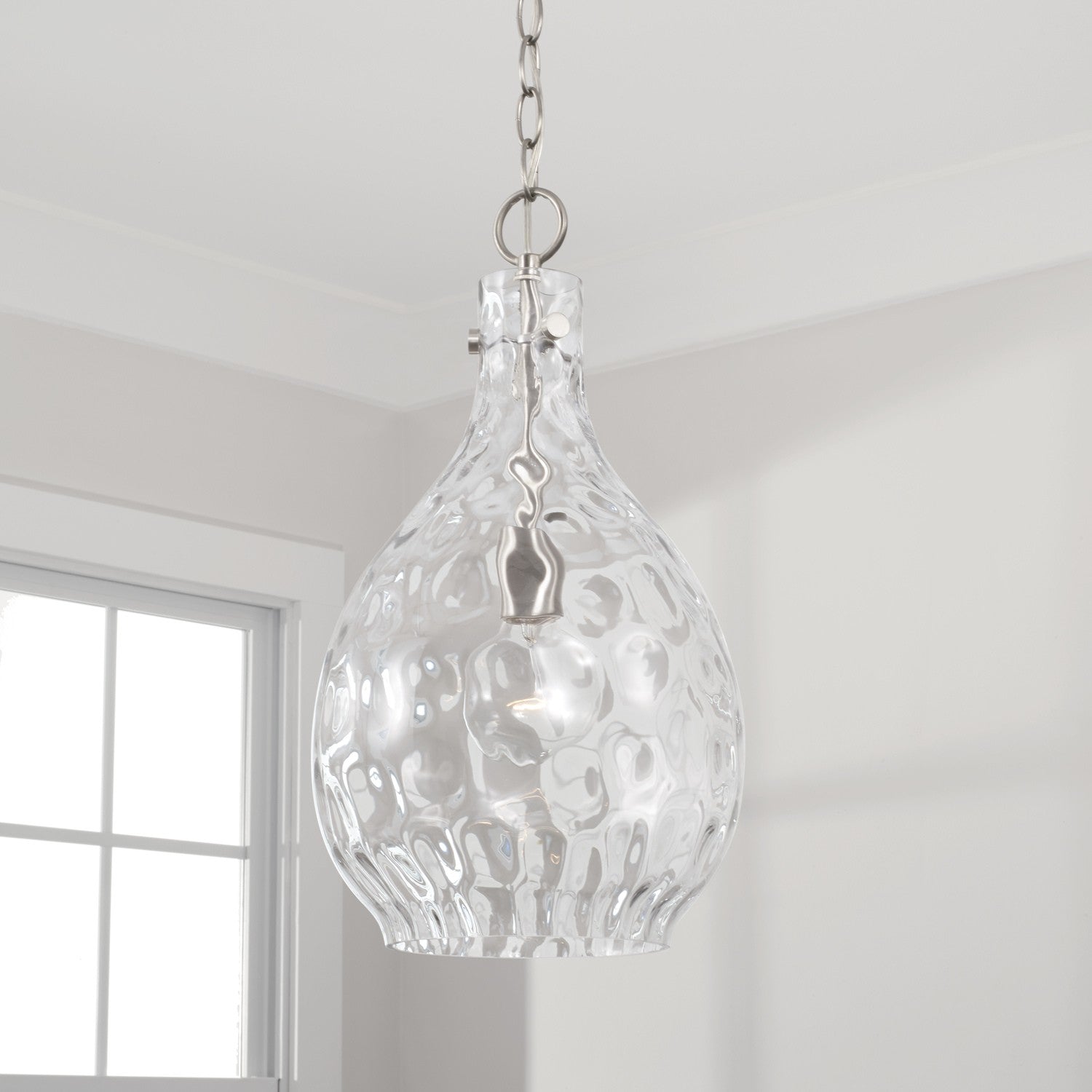 Capital Lighting One Light Pendant - Modern Ceiling Light Fixture for Kitchen, Dining Room & Bedroom | Elegant Hanging Chandelier with Adjustable Height | Perfect for Home Decor & Interior Design