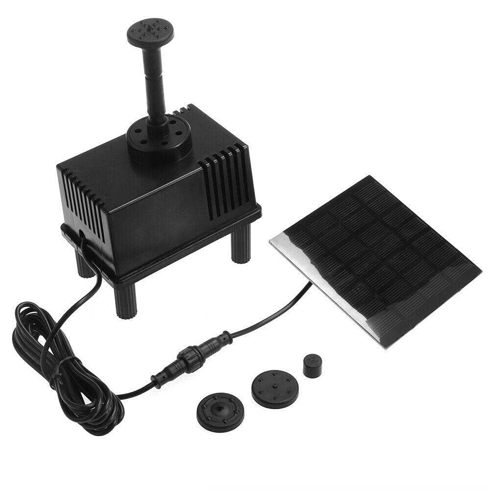 Solar Powered Floating Bird Bath Fountain - Outdoor Garden Pond Water Pump with LED Lights for Birds, Pets & Decoration - Perfect for Backyard, Patio, Pool & Garden Decor