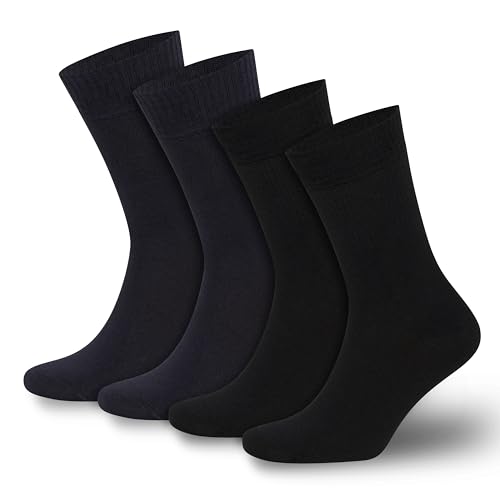 Black/Navy (4 Pairs)
