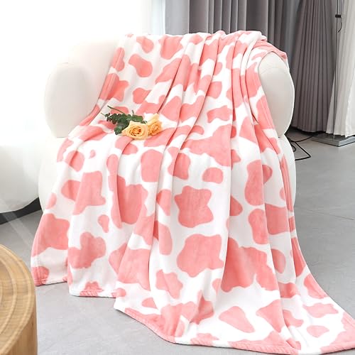 Cowthrowblanket-pink