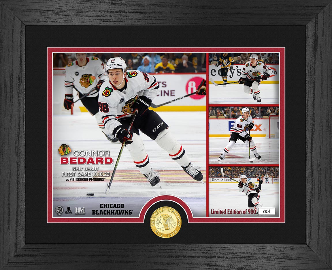 Connor Bedard NHL Debut Commemorative Bronze Coin - Limited Edition Collectible for Hockey Fans, Sports Memorabilia Enthusiasts | Perfect for Display Cases, Man Caves, and Sports Fan Gifts
