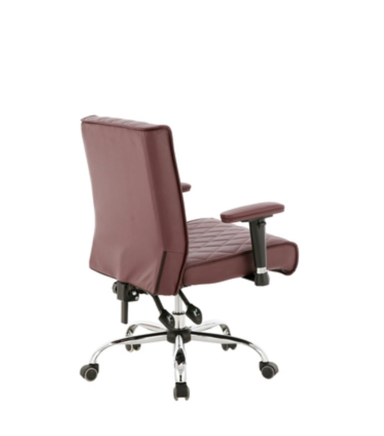 Delia Ergonomic Office Chair - Adjustable Height, Lumbar Support, Swivel & Rolling for Home & Office Workspace | Comfortable Seating for Long Hours of Work, Gaming, or Studying