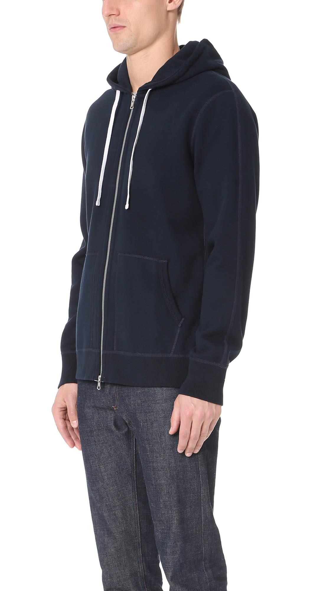 Men's Slim Fit Zip-Up Hoodie - Midweight Terry Fleece Pullover for Casual Wear & Outdoor Activities | Comfortable & Stylish Jacket for Running, Gym, and Everyday Use